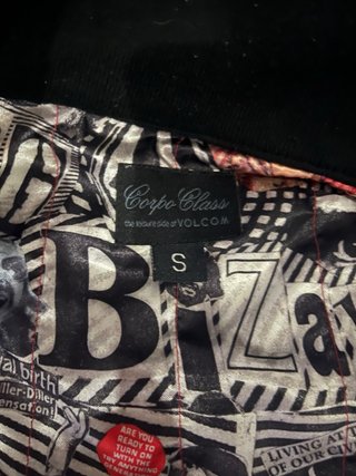 Chaqueta harrington Volcom Negra
