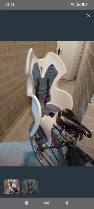 Silla para bici de niño