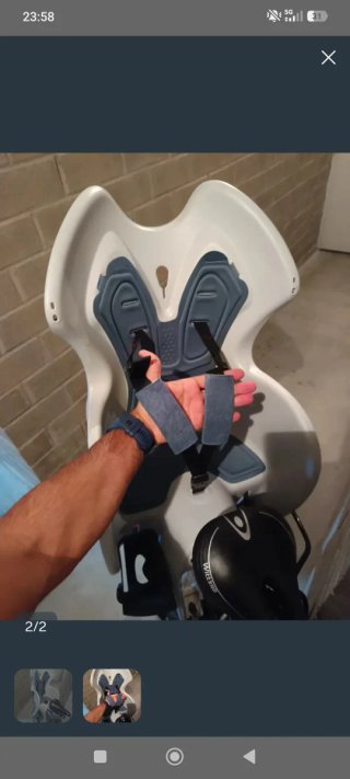 Silla para bici de niño