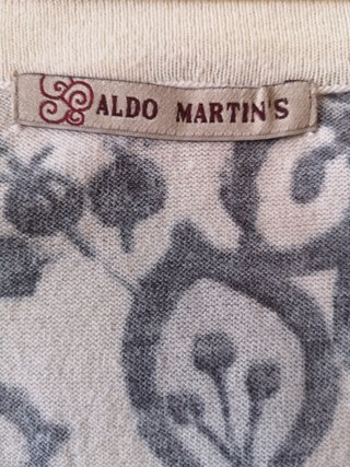 Camiseta Aldo Martin's floral rayas talla 44