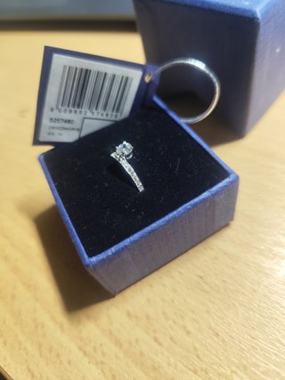 Anillo Swarovski Plata