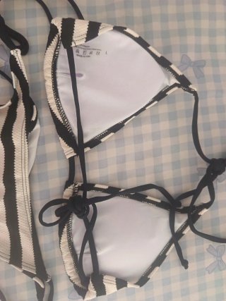 Bikini Rayas Blanco y Negro