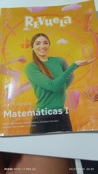 Matemáticas I 1 bachillerato Revuela