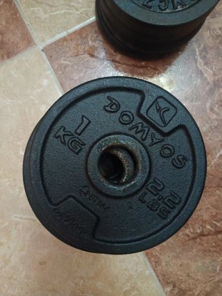 Disco de pesa Domyos 1 kg