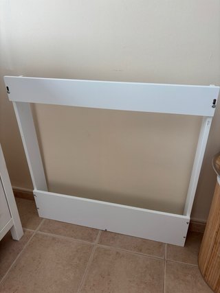 Adaptador cambiador bebé blanco para cómoda