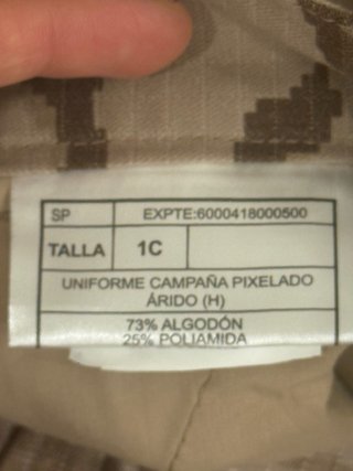 Pantalones militares camuflaje beige y marrón 1C