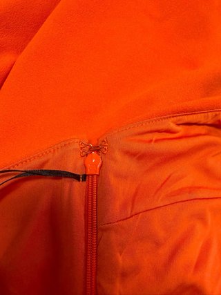 Tubino arancione drappeggiato