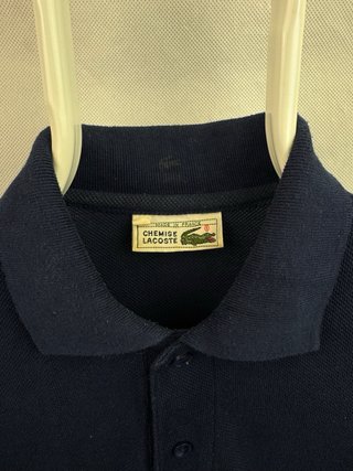 Polo Lacoste Vintage Azul Marino