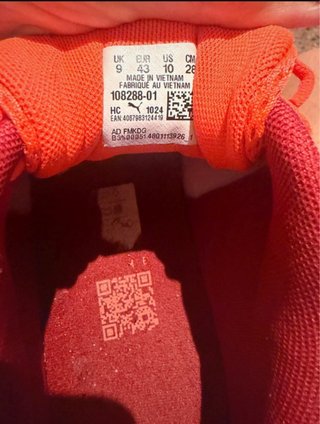 Zapatillas Puma Padel Naranja y Rojo