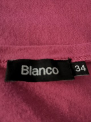 Vestido fucsia Blanco talla 34