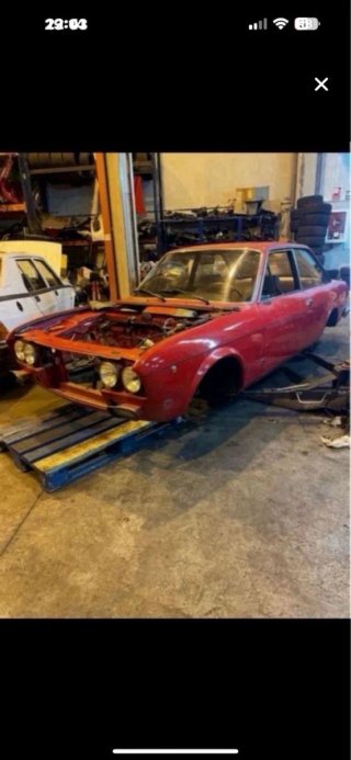 Carrocería Seat 124 Sport 1800