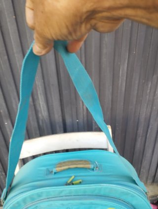 Bolso Jaslen Azul y Multicolor