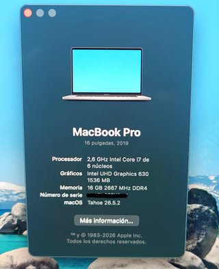 MacBook Pro 16" 512GB 16GB RAM
