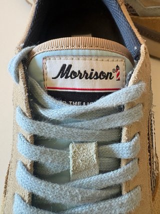 Zapatillas Morrison Beige y Azul