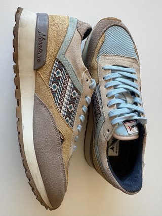 Zapatillas Morrison Beige y Azul