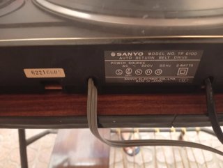 Antiguo Tocadiscos Sanyo Auto Return