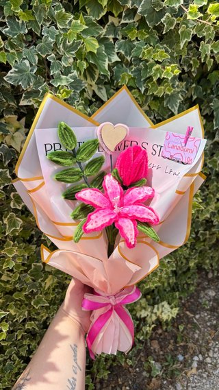 Ramo de flores de limpiapipas (personalizable)