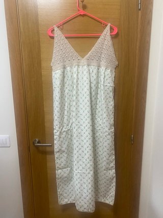 Camisón hecho a mano con crochet