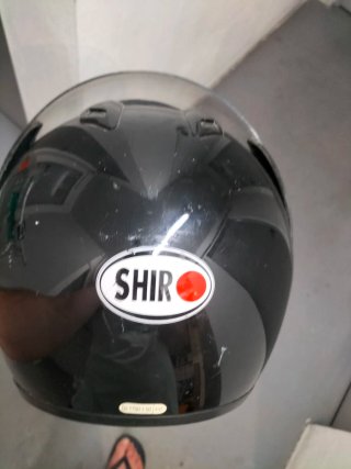 Casco Moto Shiro Negro en buen estado talla 28mm
