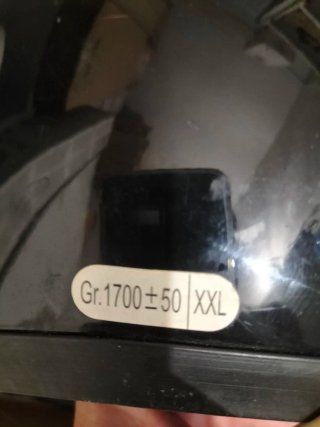 Casco Moto Shiro Negro en buen estado talla 28mm