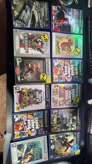 Pack 12 Juegos PS2 Originales con Manuales