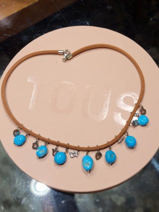 Collar Tous Turquesas y Plata