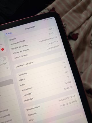 iPad 11 128GB Rosa WiFi