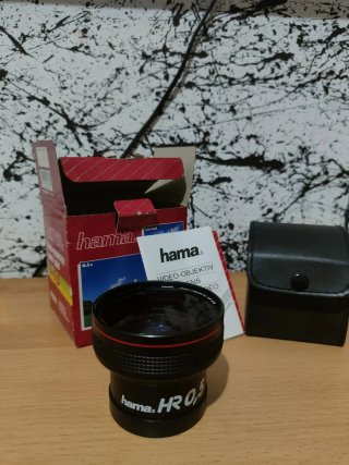 Objetivo Hama HR 0,5x Video Lens