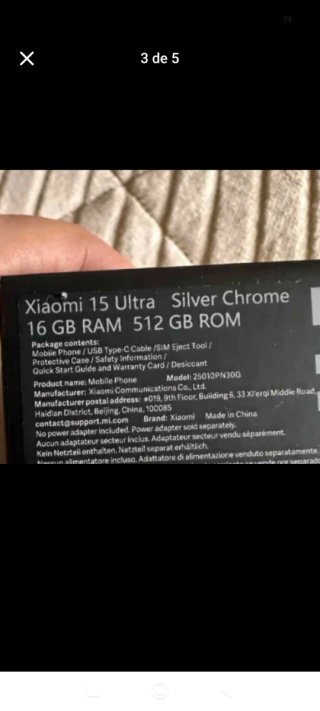 Xiaomi 15 Ultra 512GB Negro Kit Fotográfico