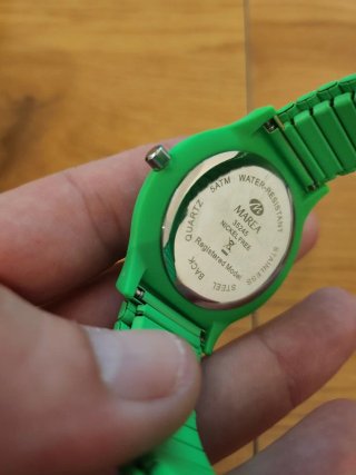 Reloj Marea Verde Flúor Silicona
