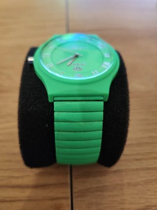 Reloj Marea Verde Flúor Silicona