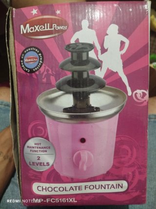 Fuente de Chocolate Maxell Power 2 Niveles