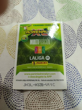 Carta Panini Champions League 2023-2024