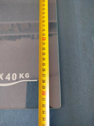Estante cristal frigorífico