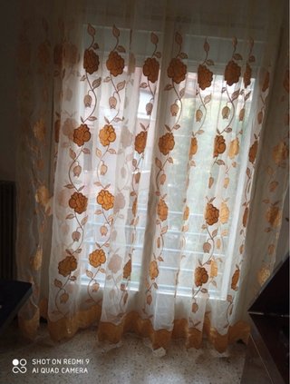 Conjunto Cortinas Árabes Beige y Marrón