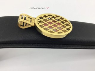 colgante oro 18k con piedra