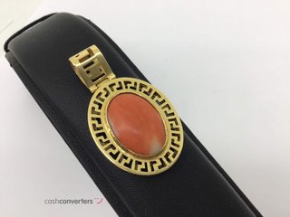 colgante oro 18k con piedra