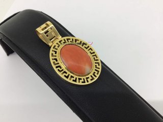 colgante oro 18k con piedra