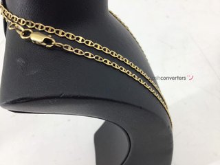 cadena oro 18k 33cm