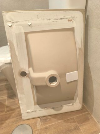 Lavabo blanco 70 cm nuevo