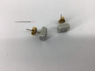 pendientes oro 18k con piedra