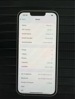 iPhone 13 256GB Blanco