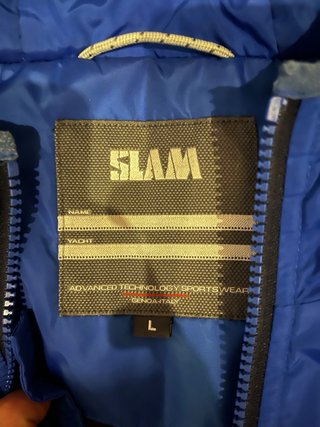 Chaqueta Slam con capucha azul