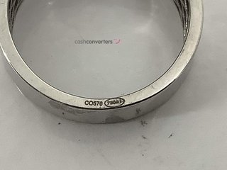 sello oro 18k con diamante de laboratorio
