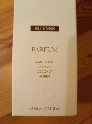 Perfume " AMBER FUSIÓN INTENSE " ZARA 80 ML.