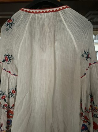 Blusa boho Zara bordada