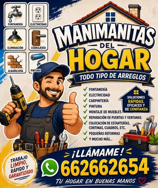 Manitas del hogar todo tipo de arreglos