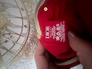 Bolso Dior Beauty Rojo Terciopelo