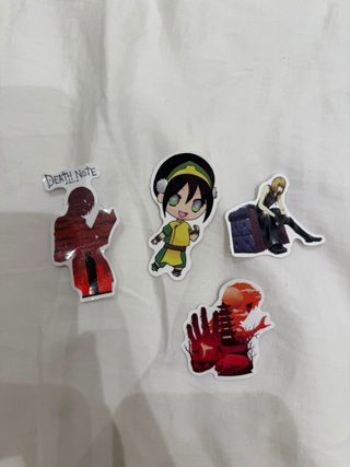 4 Packs de Stickers (Anime, K-Pop y Cultura Pop)