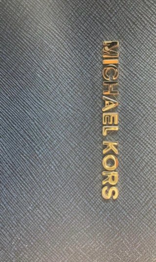 Bolso Michael Kors Piel Azul Dorado